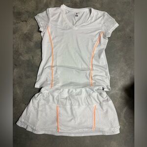 Fila, large white and neon orange tennis Pickleball golf set